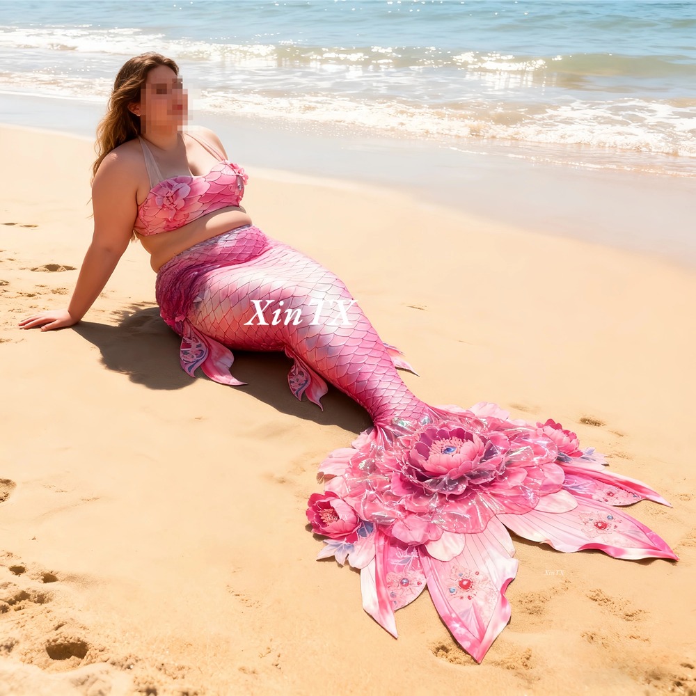 Aquarium & Marine Science Center - Costume da Sirena con Fiore di