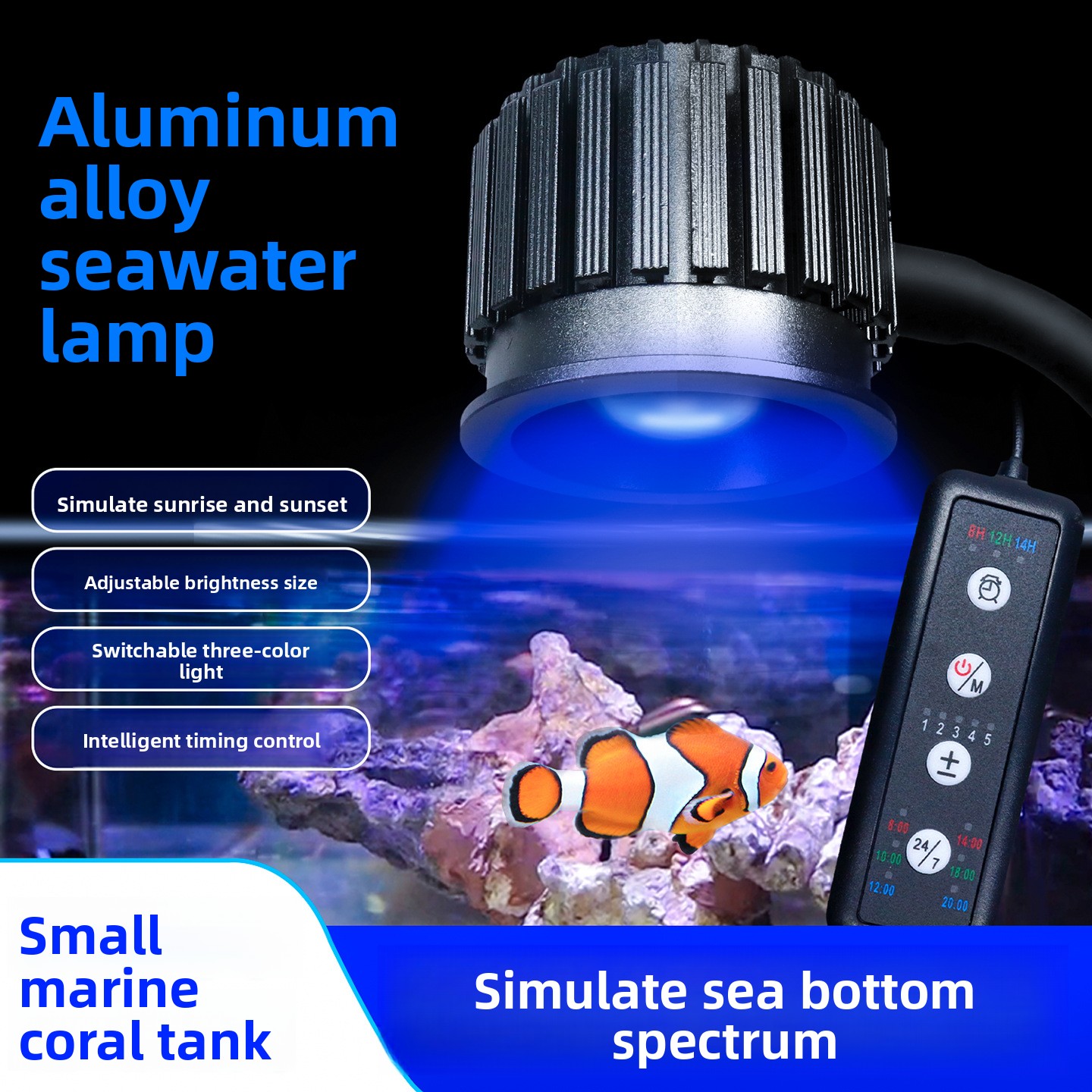 Lampada intelligente spettrale - Marine Aquarium Led Lights recensione e prezzo