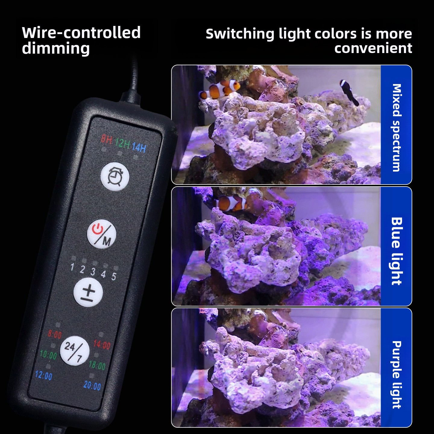 Lampada intelligente spettrale - Marine Aquarium Led Lights recensione e prezzo